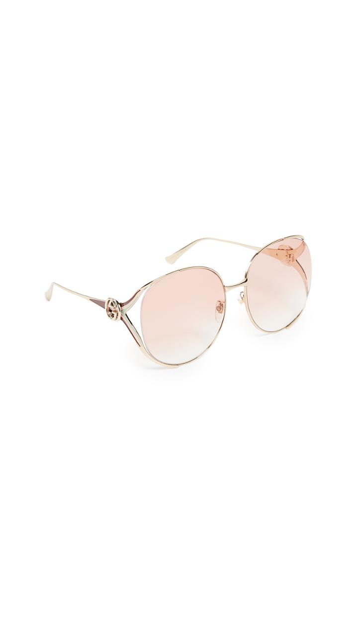 Gucci Urban Folk Oval Sunglasses
