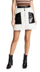 Courreges Sherpa Miniskirt