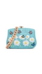 Serpui Marie Blair Daisy Embroidered Minaudiere