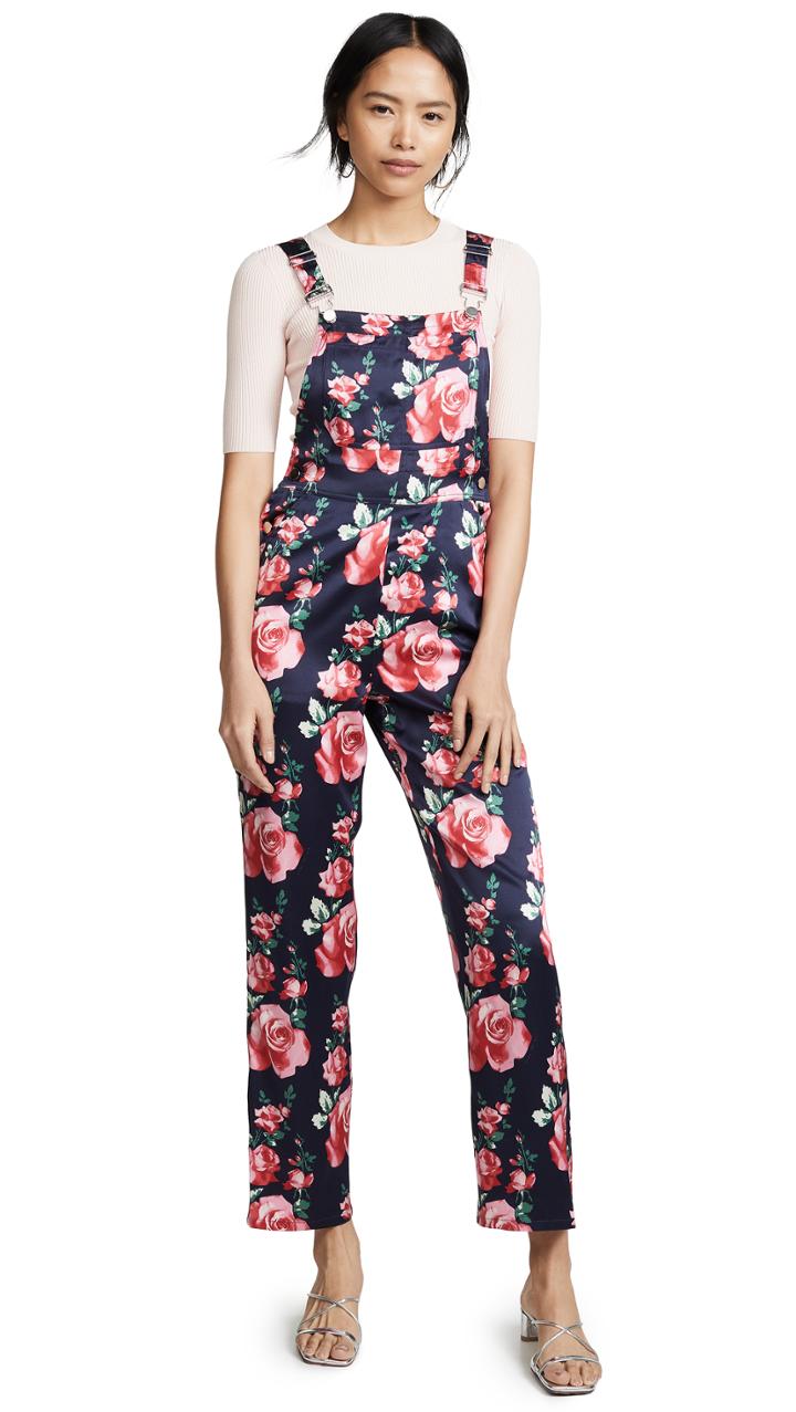 Fleur Du Mal Silk Overalls