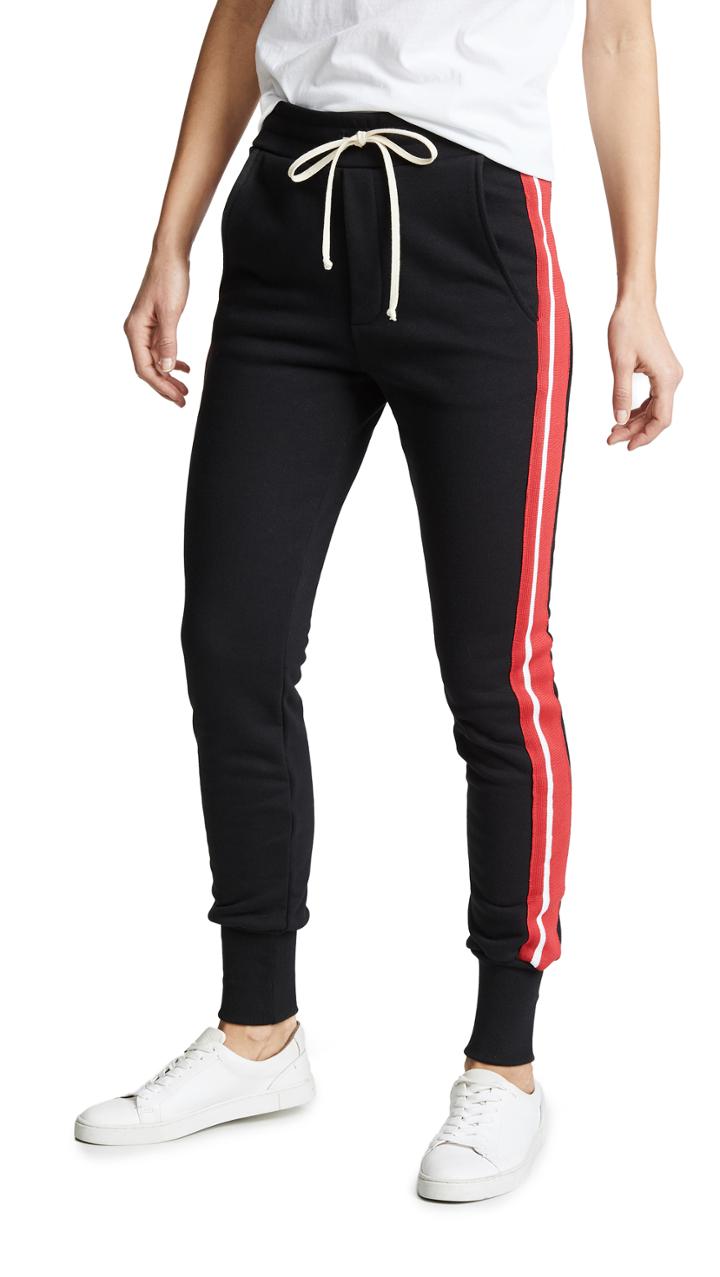 Twenty Tees Pride Terry Varsity Stripe Slim Sweats