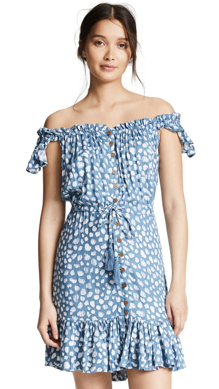 Tiare Hawaii Rose Short Dress