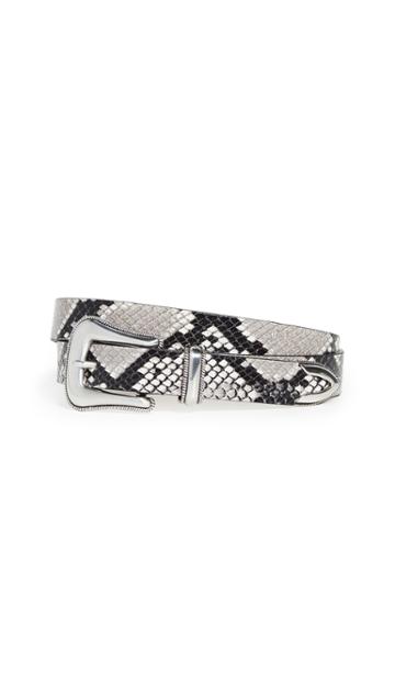 B Low The Belt Wylder Python Belt