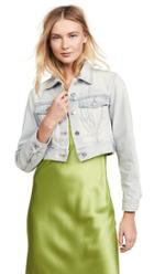 Current Elliott The Micro Corset Trucker Jacket