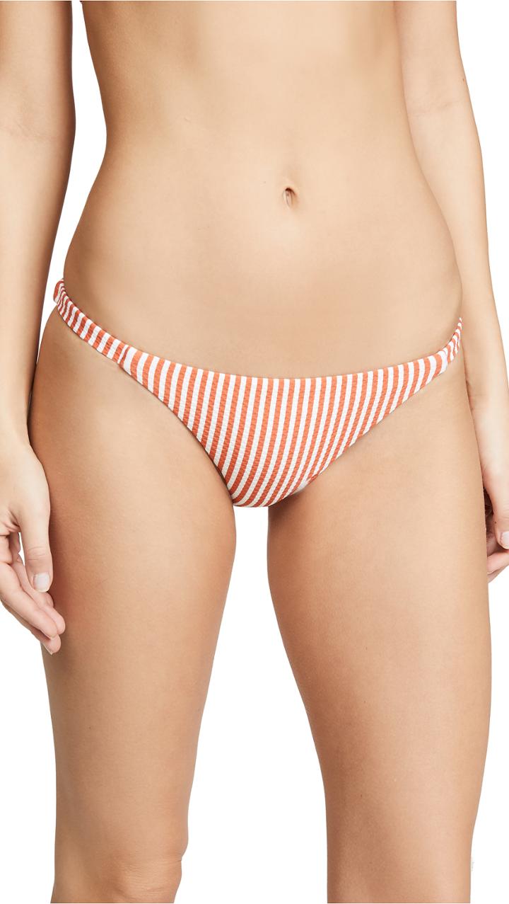 Asceno Stripe Bikini Bottoms