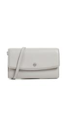 Tory Burch Robinson Pebbled Wallet Cross Body Bag