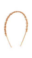 Oscar De La Renta Metal Flower Headband