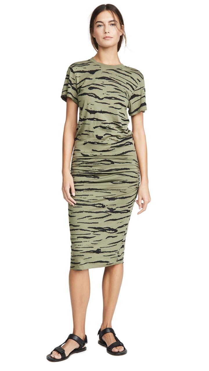Monrow Tier Crew Dress