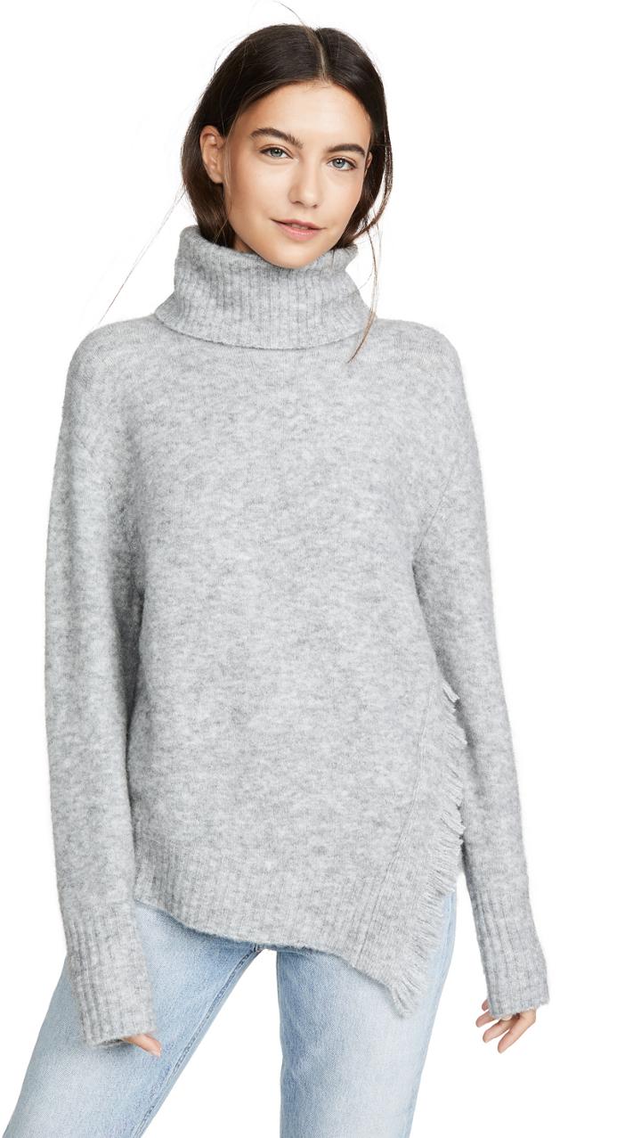 3 1 Phillip Lim Fringe Overlap Sweater