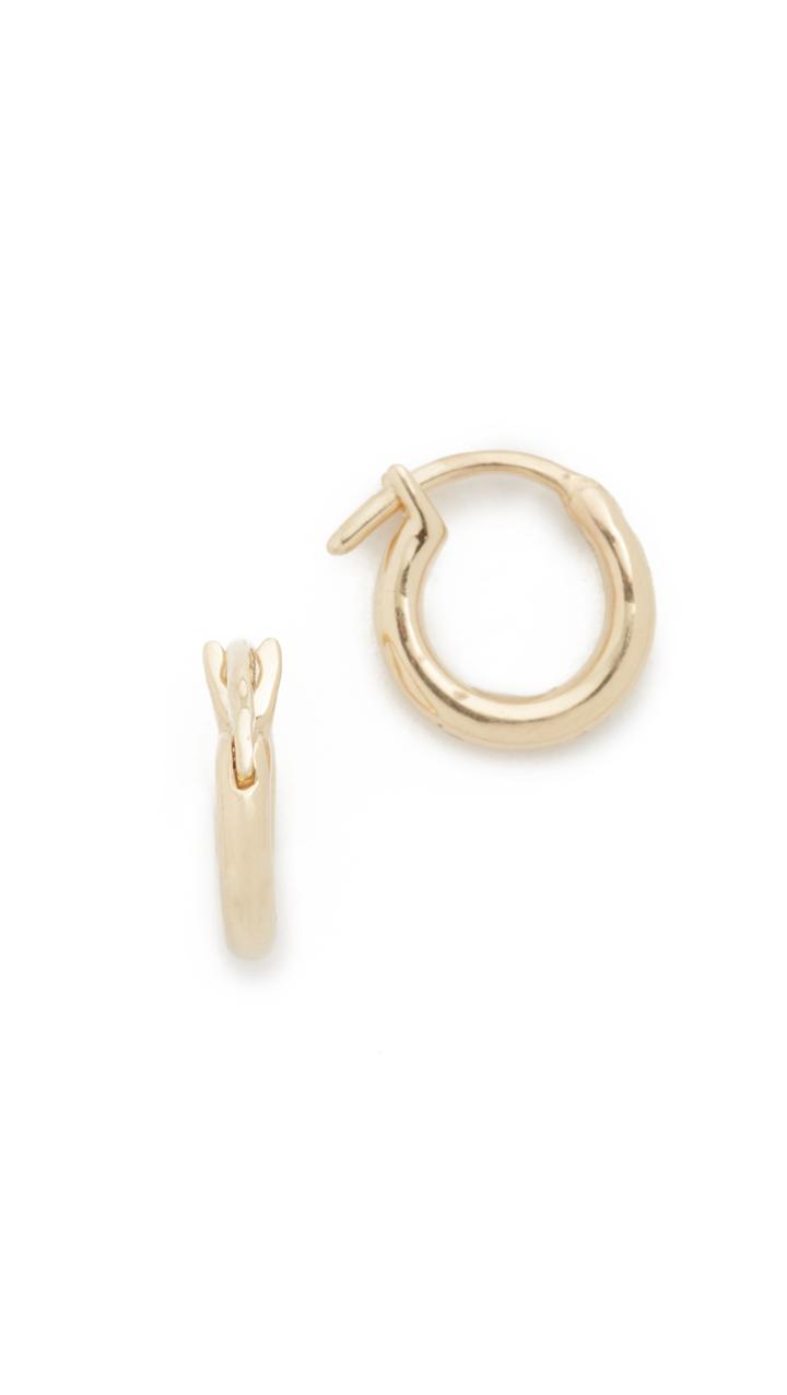 Adina Reyter Huggie Hoop Earrings
