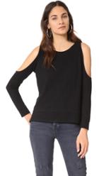 Cupcakes And Cashmere Mariam Cold Shoulder Sweatshirt