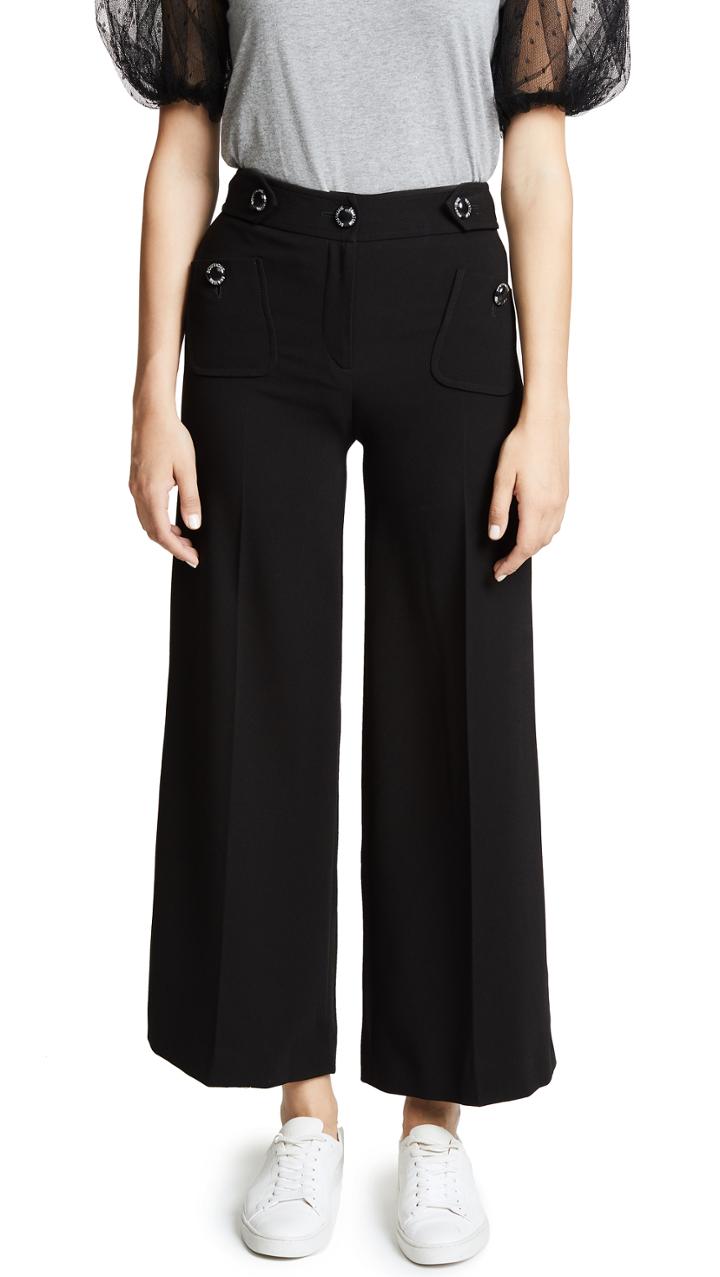 Boutique Moschino Wide Leg Trousers