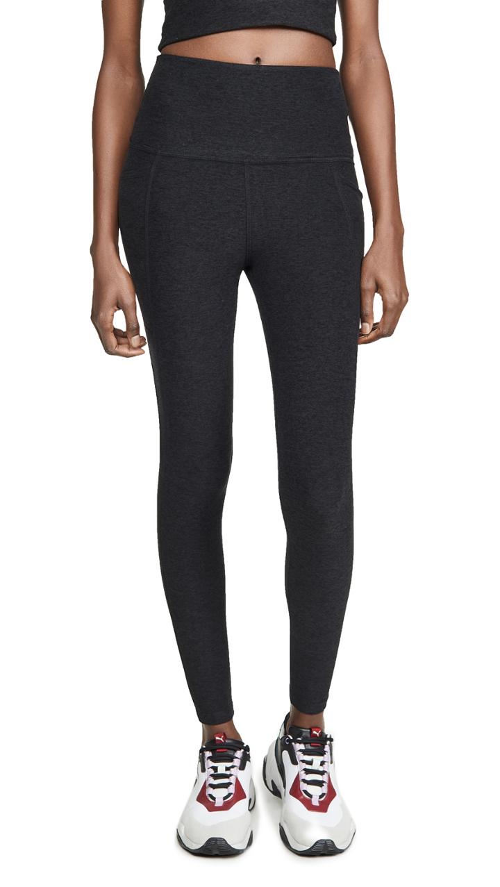 Beyond Yoga Spacedye Out Of Pocket High Waisted Midi Leggings