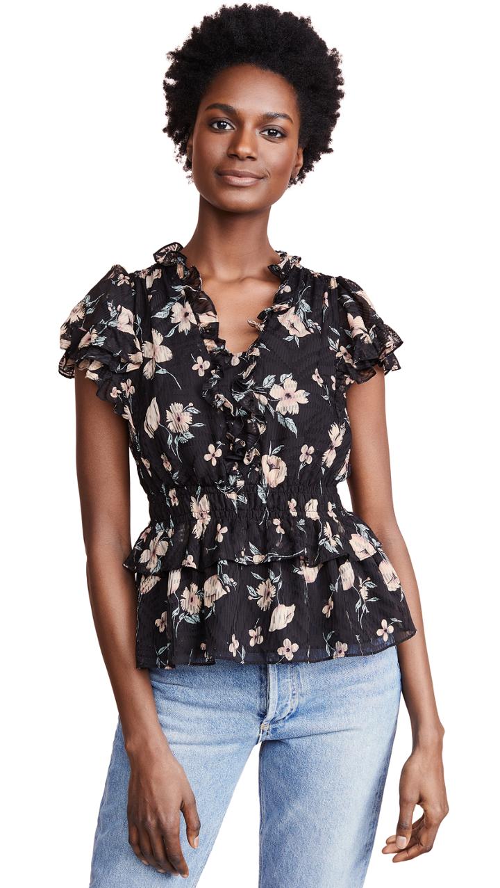 Rebecca Taylor Sleeveless Daniella Top