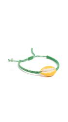 Maison Irem Pino Colored Shell Macrame Bracelet
