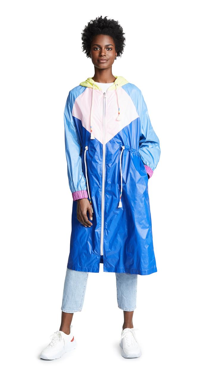 Mira Mikati Nylon Colorblock Parka