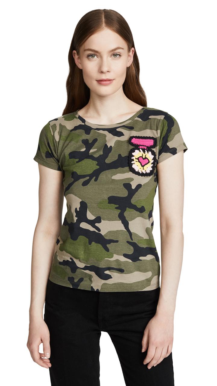Michaela Buerger Camo Fitted Tee