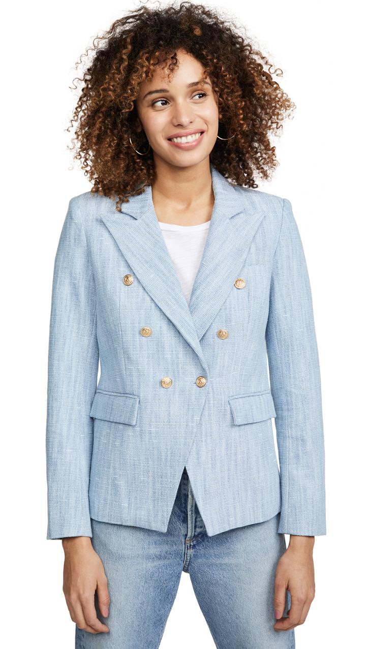 Generation Love Adele Denim Tweed Blazer