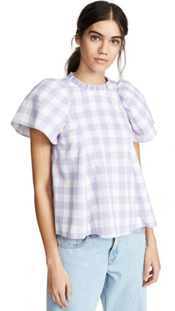 Shushu Tong Puff Shoulder Top