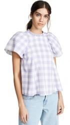 Shushu Tong Puff Shoulder Top