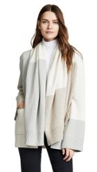 Jenny Park Nada Colorblock Scarf Cardigan