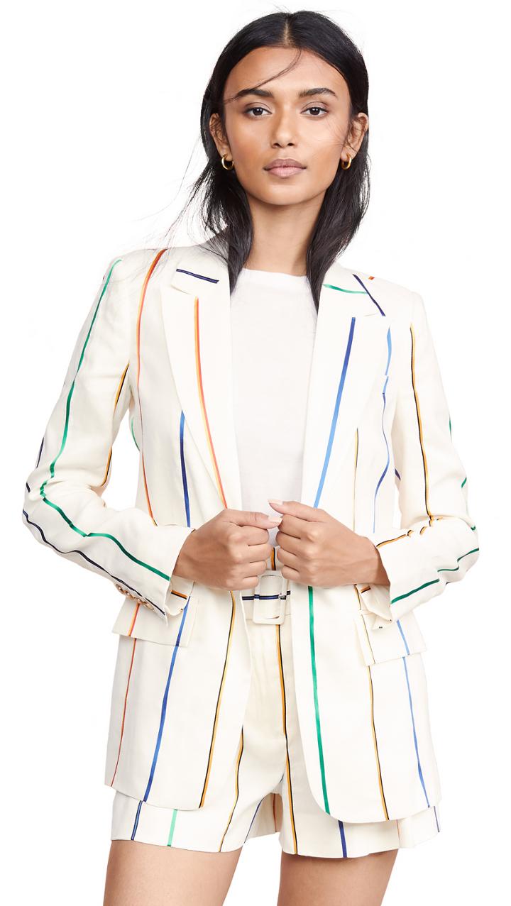 Derek Lam 10 Crosby Single Button Blazer