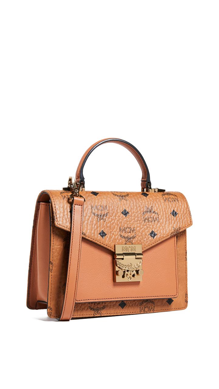 Mcm Patricia Visetos Small Satchel