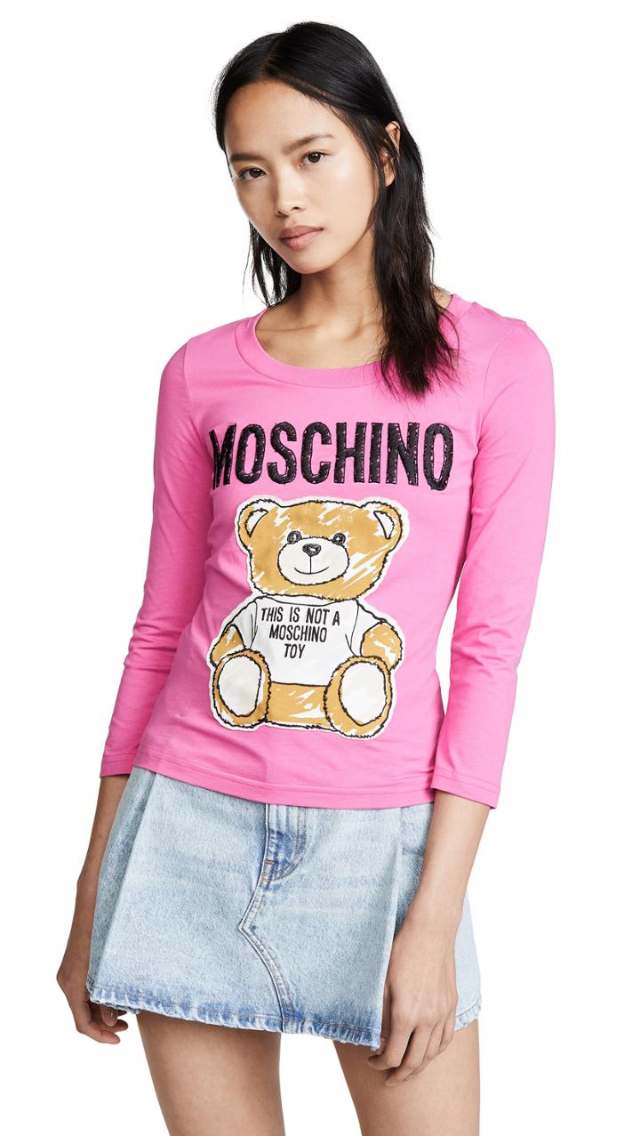 Moschino Moschino Bear Logo Tee