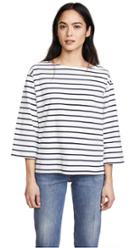 Madewell Striped Boat Neck Top
