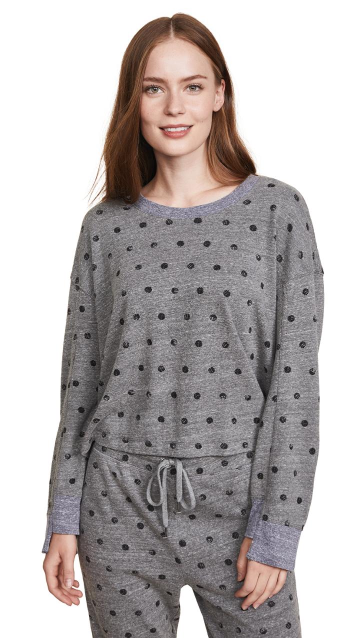 Splendid Paint Dot Sweatshirt