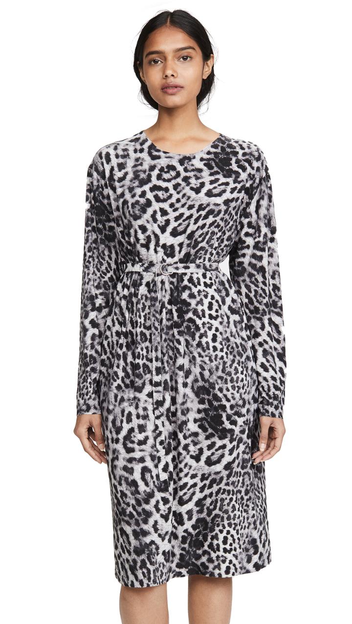 Norma Kamali Boyfriend Long Sleeve Dress
