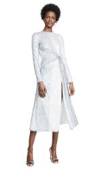 Galvan London Paillette Pinwheel Sequin Dress