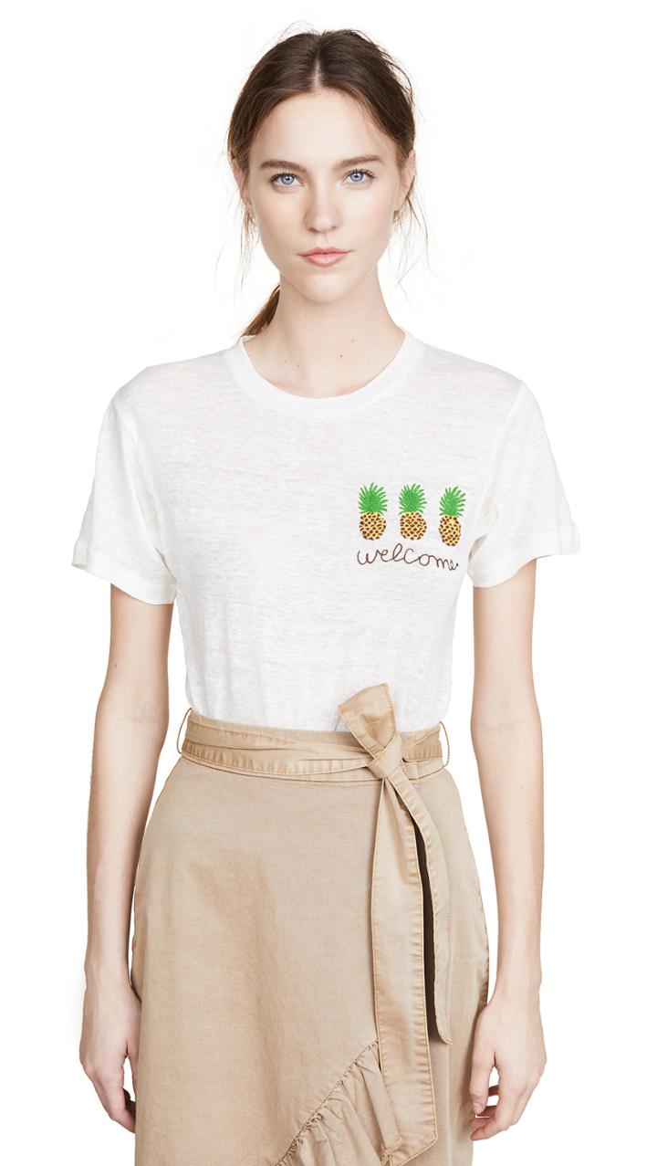 Banner Day Welcome Pineapples Tee