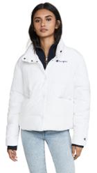 Champion Premium Reverse Weave Back Script Puff Jacket