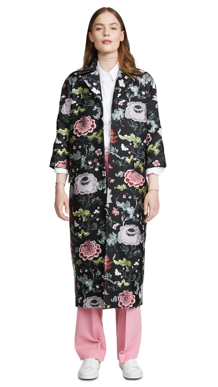 Adam Lippes Double Layer Pleated Dress