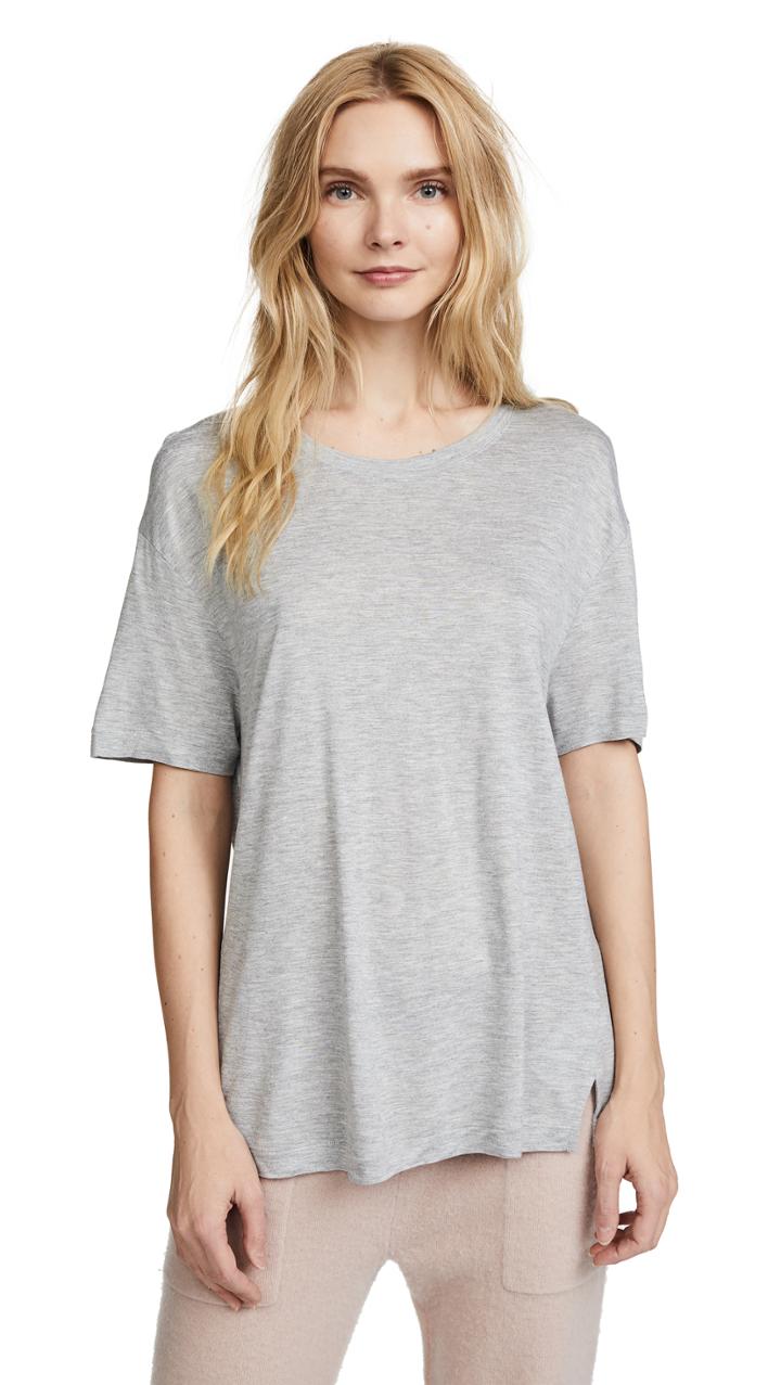 Vince Short Sleeve Drapey Crew Tee