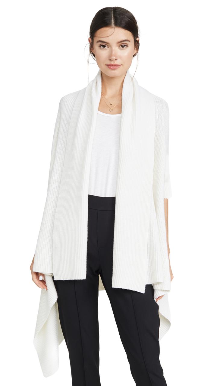 Tse Cashmere Draped Cashmere Blanket Vest