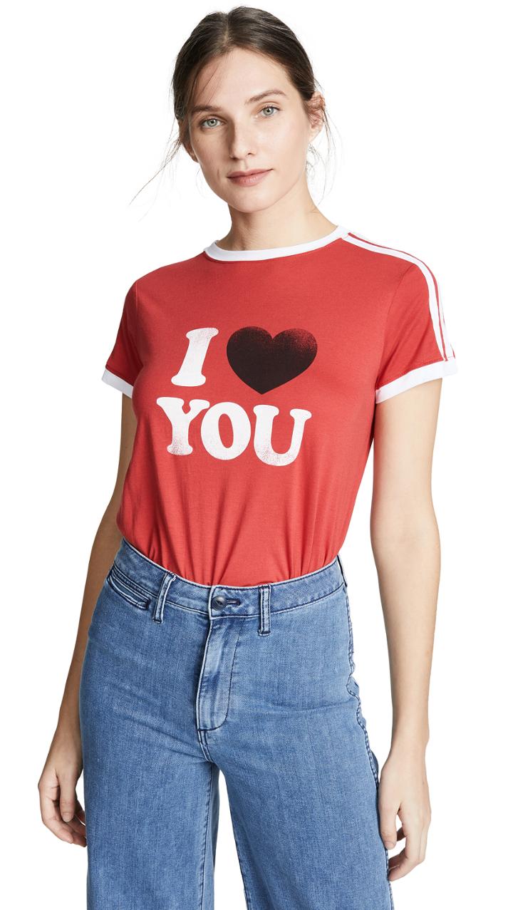 Rebecca Minkoff I Heart You Heather Tee