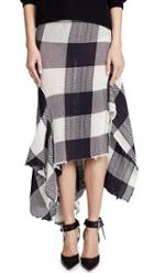 Marques Almeida Asymmetrical Draped Skirt