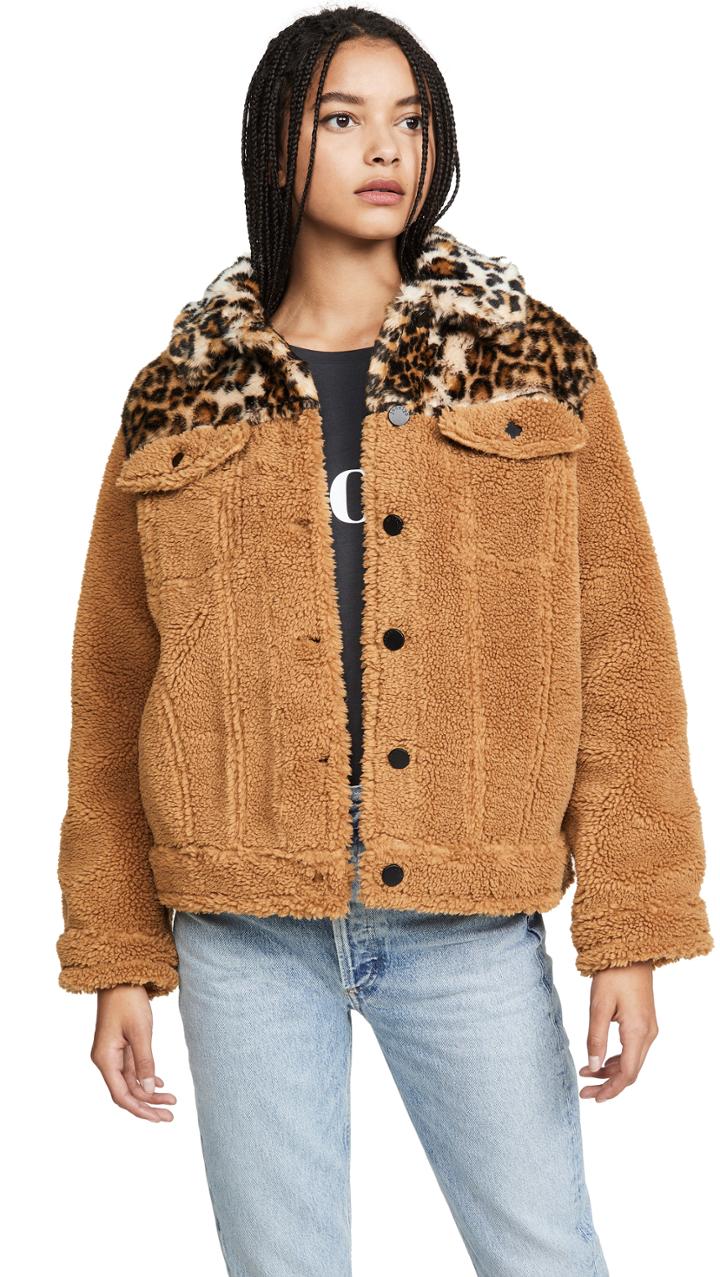 Jocelyn Camel Teddy Jacket