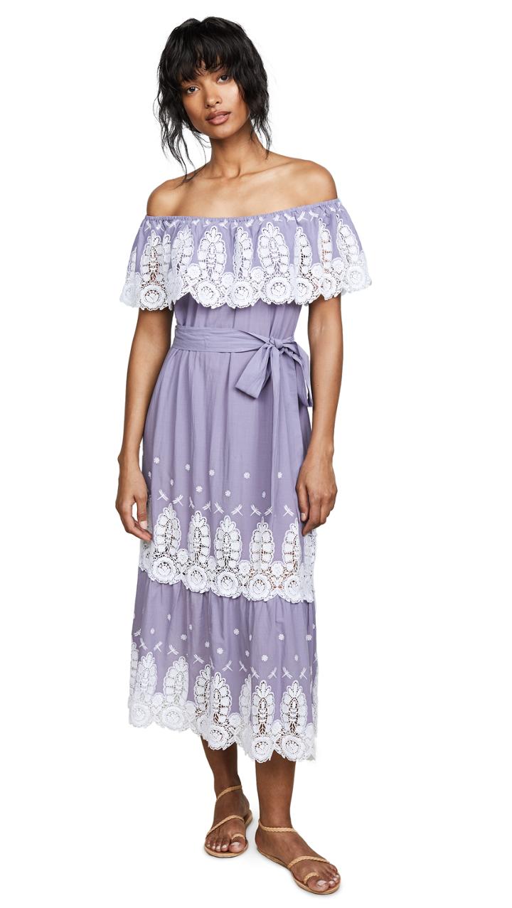 Miguelina Liselle Off Shoulder Dress