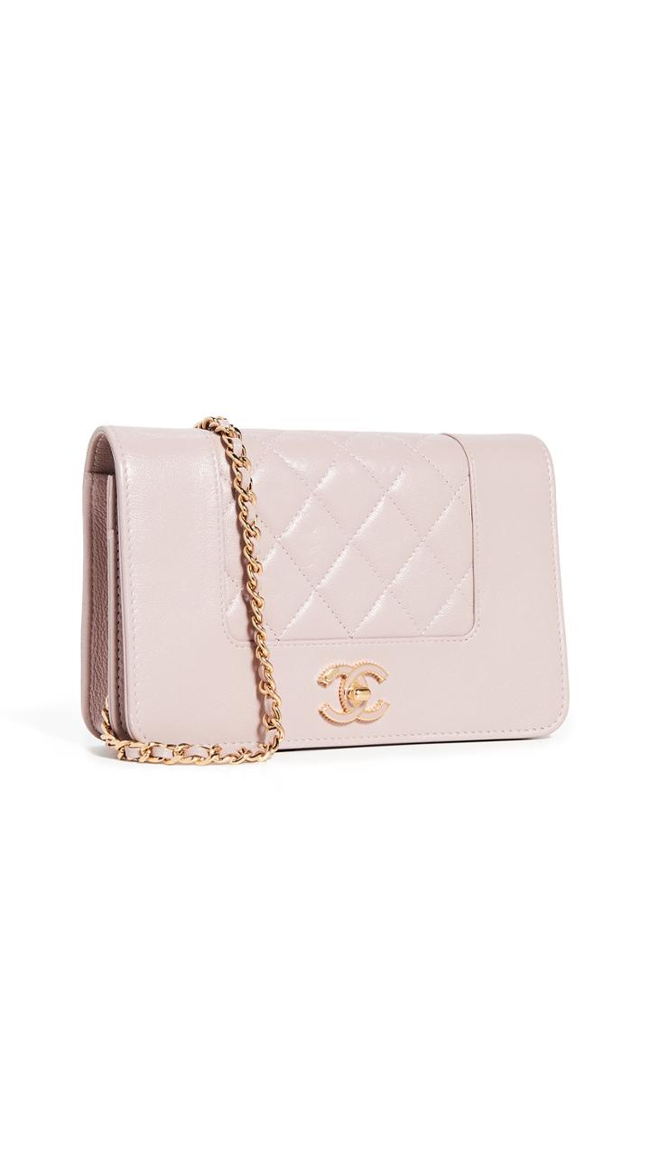 What Goes Around Comes Around Chanel Pink Wallet On A Chain