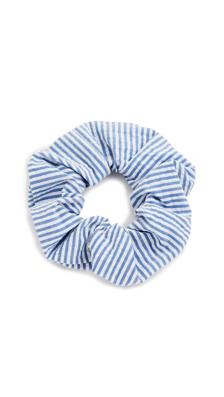 Ganni Stretch Seersucker Scrunchie