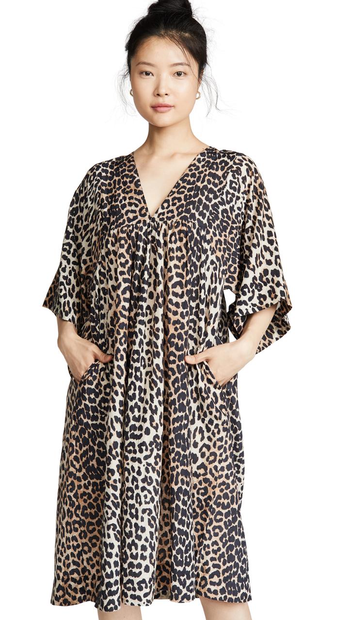 Ganni Cotton Silk Everyday Dress