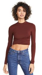 Alexanderwang T Crepe Jersey Twisted Top