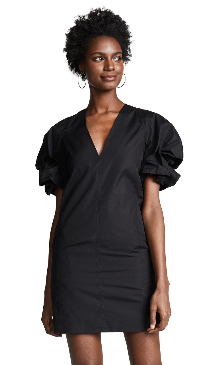 Victoria Victoria Beckham Puff Sleeve Mini Dress