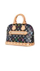 What Goes Around Comes Around Louis Vuitton Black Multi Alma Medium Bag