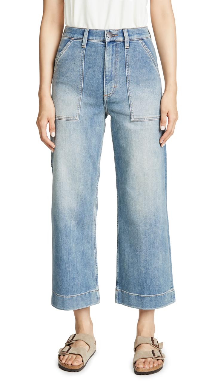 Wrangler Wide Leg Utility Crop