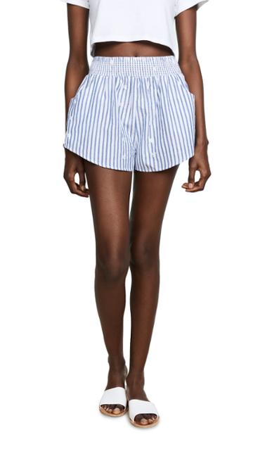 Kos Resort Striped Shorts