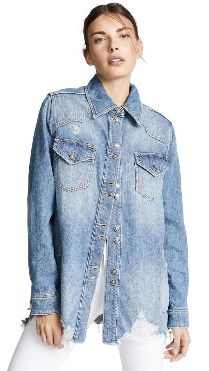 Free People Moonchild Shirt Jacket
